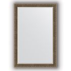 Зеркало с фацетом в багетной раме - вензель серебряный 101 мм, 119 х 179 см, Evoform - фото 6050916