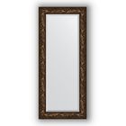 Зеркало с фацетом в багетной раме - византия бронза 99 мм, 64 х 149 см, Evoform - фото 6050933