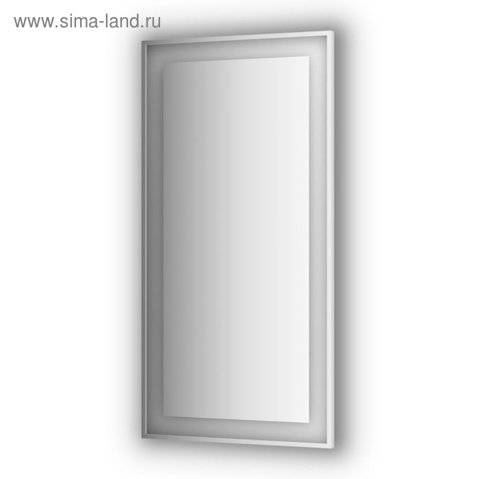 Зеркало в багетной раме со встроенным LED-светильником 38 Вт, 80x160 см, Evoform - Фото 1