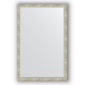 Зеркало с фацетом в багетной раме - алюминий 61 мм, 111 х 171 см, Evoform