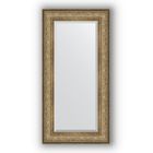 Зеркало с фацетом в багетной раме - виньетка античная бронза 109 мм, 60 х 120 см, Evoform - фото 6050954
