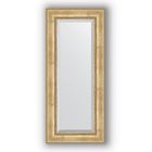 Зеркало с фацетом в багетной раме - состаренное серебро с орнаментом 120 мм, 62 х 142 см, Evoform - фото 306897666