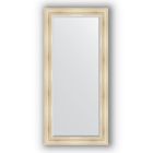 Зеркало с фацетом в багетной раме - травленое серебро 99 мм, 79 х 169 см, Evoform - фото 6050958