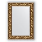Зеркало с фацетом в багетной раме - византия золото 99 мм, 69 х 99 см, Evoform - фото 6050966