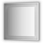 Зеркало в багетной раме со встроенным LED-светильником 26,5 Вт, 90x90 см, Evoform - фото 306897680