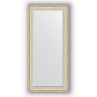 Зеркало с фацетом в багетной раме - травленое серебро 95 мм, 78 х 168 см, Evoform - фото 6050969