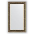 Зеркало в багетной раме - вензель серебряный 101 мм, 83 х 143 см, Evoform - фото 306897684