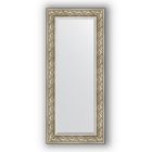 Зеркало с фацетом в багетной раме - барокко серебро 106 мм, 65 х 150 см, Evoform - фото 6050973