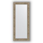 Зеркало с фацетом в багетной раме - виньетка античное серебро 85 мм, 65 х 155 см, Evoform - фото 6050987