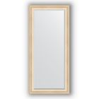 Зеркало с фацетом в багетной раме - старый гипс 82 мм, 75 х 165 см, Evoform - фото 306897710