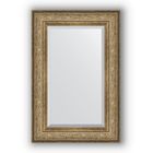 Зеркало с фацетом в багетной раме - виньетка античная бронза 109 мм, 60 х 90 см, Evoform - фото 6050999