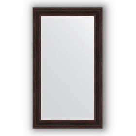 Зеркало в багетной раме - тёмный прованс 99 мм, 82 х 142 см, Evoform