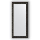 Зеркало с фацетом в багетной раме - чёрный ардеко 81 мм, 75 х 165 см, Evoform - фото 306897721