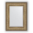Зеркало с фацетом в багетной раме - виньетка античная бронза 109 мм, 60 х 80 см, Evoform - фото 6051013