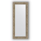 Зеркало с фацетом в багетной раме - виньетка античное серебро 85 мм, 60 х 145 см, Evoform - фото 6051015