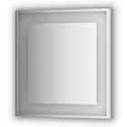 Зеркало в багетной раме со встроенным LED-светильником 20 Вт, 70x75 см, Evoform - фото 306897730