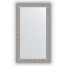 Зеркало в багетной раме - чеканка серебряная 90 мм, 80 х 140 см, Evoform