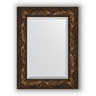 Зеркало с фацетом в багетной раме - византия бронза 99 мм, 59 х 79 см, Evoform - фото 6051022