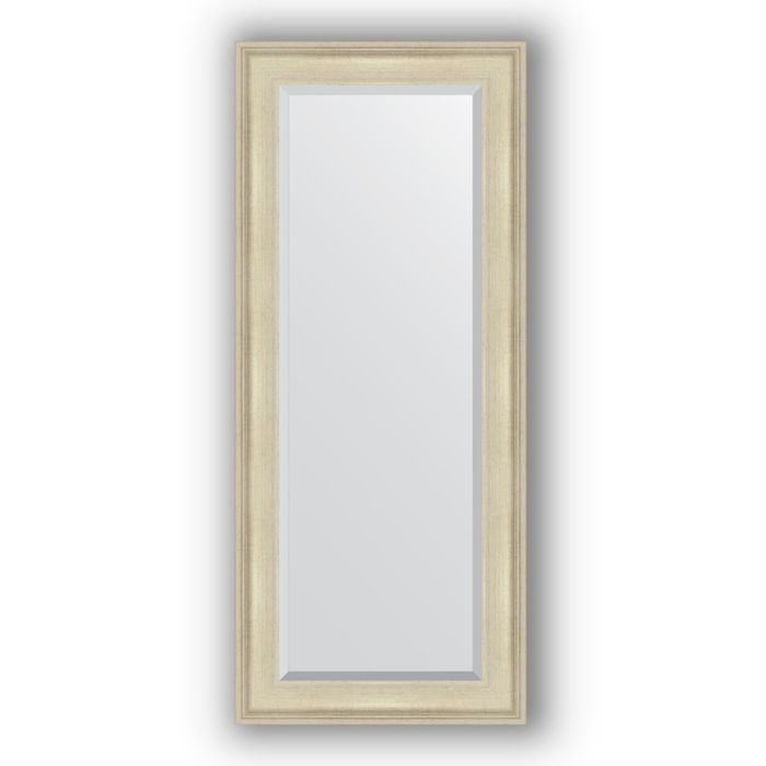 Зеркало с фацетом в багетной раме - травленое серебро 95 мм, 63 х 148 см, Evoform