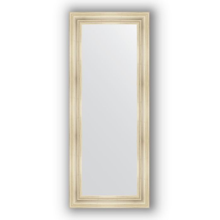 Зеркало в багетной раме - травленое серебро 99 мм, 62 х 152 см, Evoform