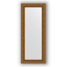 Зеркало в багетной раме - травленая бронза 99 мм, 62 х 152 см, Evoform