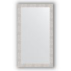 Зеркало в багетной раме - соты алюминий 70 мм, 76 х 136 см, Evoform - фото 306897783