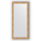 Зеркало с фацетом в багетной раме - сосна 62 мм, 71 х 161 см, Evoform - фото 306897790