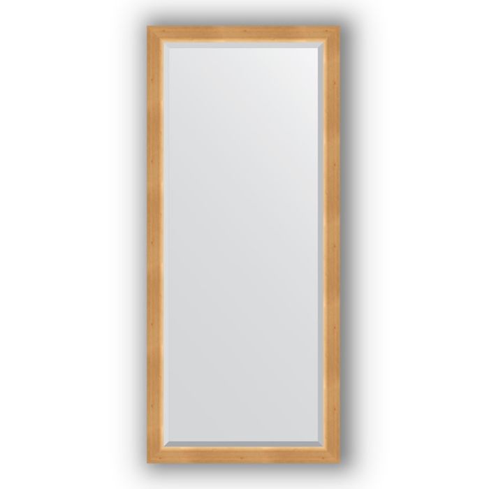 Зеркало с фацетом в багетной раме - сосна 62 мм, 71 х 161 см, Evoform
