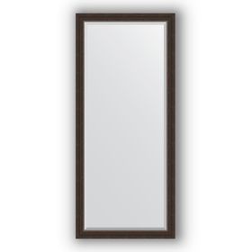 Зеркало с фацетом в багетной раме - палисандр 62 мм, 71 х 161 см, Evoform