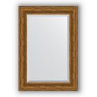 Зеркало с фацетом в багетной раме - травленая бронза 99 мм, 69 х 99 см, Evoform - фото 306897807