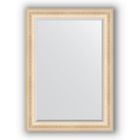 Зеркало с фацетом в багетной раме - старый гипс 82 мм, 75 х 105 см, Evoform - фото 306897811