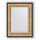Зеркало с фацетом в багетной раме - барокко золото 106 мм, 60 х 80 см, Evoform - фото 6051100