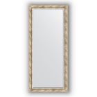Зеркало с фацетом в багетной раме - прованс с плетением 70 мм, 73 х 163 см, Evoform - фото 306897824