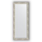 Зеркало с фацетом в багетной раме - алюминий 61 мм, 61 х 151 см, Evoform - фото 6051112