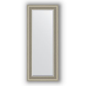 Зеркало с фацетом в багетной раме - хамелеон 88 мм, 56 х 136 см, Evoform