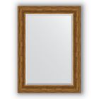 Зеркало с фацетом в багетной раме - травленая бронза 99 мм, 79 х 109 см, Evoform - фото 6051128