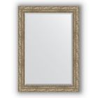 Зеркало с фацетом в багетной раме - виньетка античное серебро 85 мм, 75 х 105 см, Evoform - фото 6051138