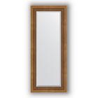 Зеркало с фацетом в багетной раме - бронзовый акведук 93 мм, 57 х 137 см, Evoform - фото 306897862