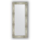Зеркало с фацетом в багетной раме - алюминий 90 мм, 61 х 146 см, Evoform - фото 6051155