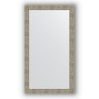 Зеркало в багетной раме - соты титан 70 мм, 76 х 136 см, Evoform - фото 306897875