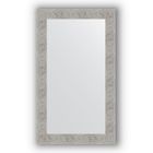 Зеркало в багетной раме - волна хром 90 мм, 70 х 120 см, Evoform - фото 306897879