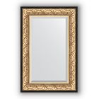 Зеркало с фацетом в багетной раме - барокко золото 106 мм, 60 х 90 см, Evoform - фото 306897883