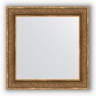 Зеркало в багетной раме - вензель бронзовый 101 мм, 83 х 83 см, Evoform - фото 306897887