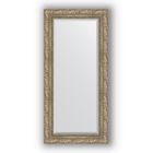 Зеркало с фацетом в багетной раме - виньетка античное серебро 85 мм, 55 х 115 см, Evoform - фото 6051176