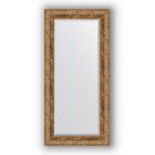 Зеркало с фацетом в багетной раме - виньетка античная бронза 85 мм, 55 х 115 см, Evoform - фото 6051177