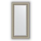 Зеркало с фацетом в багетной раме - хамелеон 88 мм, 56 х 116 см, Evoform - фото 306897895