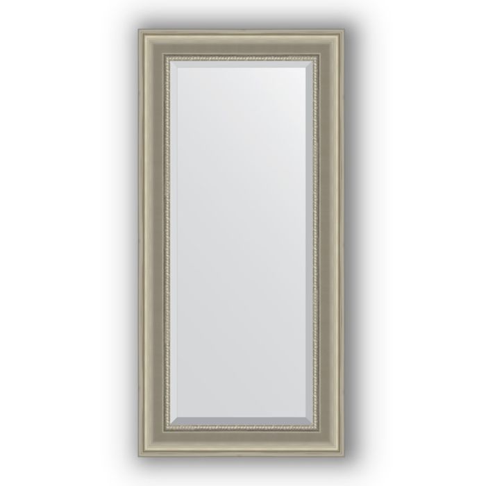 Зеркало с фацетом в багетной раме - хамелеон 88 мм, 56 х 116 см, Evoform