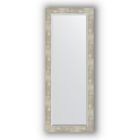 Зеркало с фацетом в багетной раме - алюминий 61 мм, 51 х 131 см, Evoform - фото 6051202