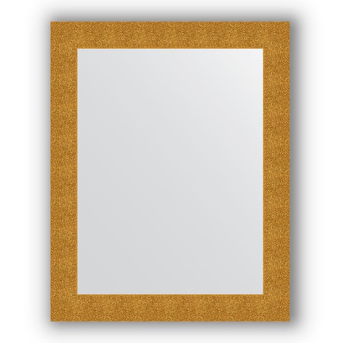 Зеркало в багетной раме - чеканка золотая 90 мм, 80 х 100 см, Evoform