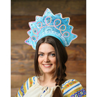 Карнавальный кокошник "Снежная Королева" - Фото 1